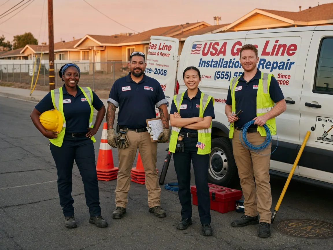 Gas Line Installation company in Niota, IL